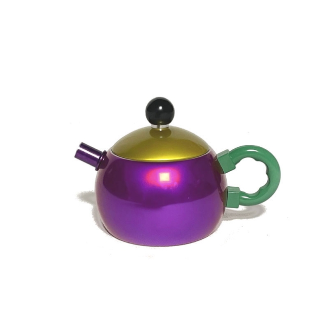 Théière MINIKYUSU violet Memphis Style