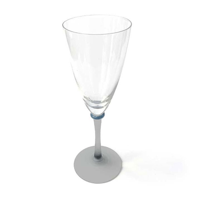 Verres à vin Daniel Hechter bague bleue