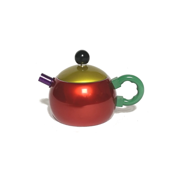 Théière MINIKYUSU rouge Memphis Style