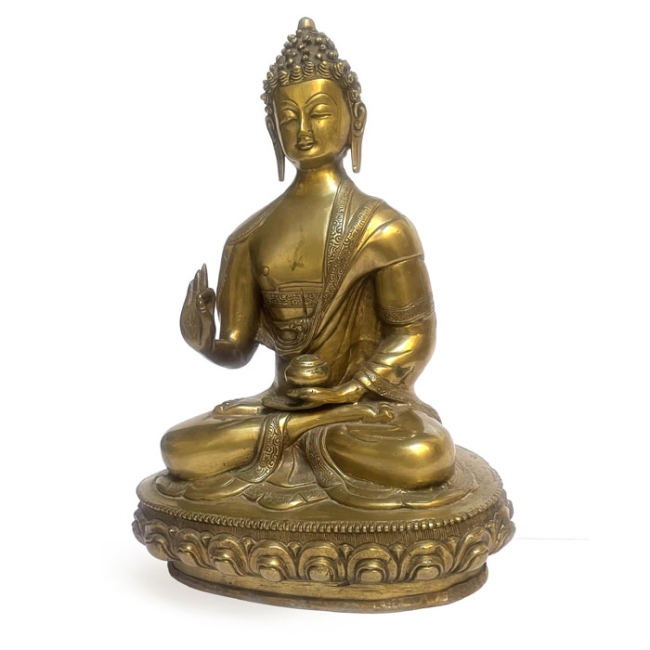 BOUDDHA Mudra de vitarka Grande statuette