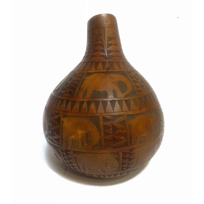 Calebasse de l'art populaire du Kenya