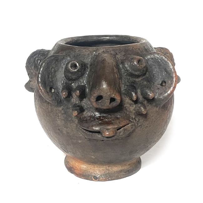 Pot en terre cuite anthropomorphe du Mali