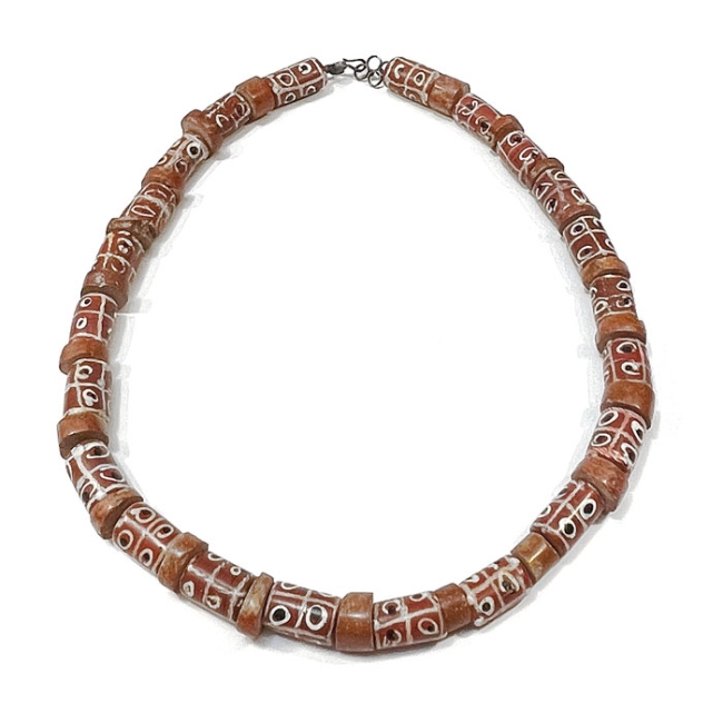 Collier TIK TOK TOE en perles de Venise